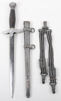 Luftwaffe 2nd Pattern Officers Dress Dagger with Hanging Straps by Carl Eickhorn Solingen