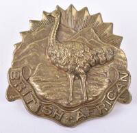 Boer War Kings Colonials British African Slouch Hat Badge
