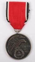 Rare Third Reich NSDAP Blood Order (Blutorden) 2nd Type Medal Attributed to Alois Deutsch Former Functionary of the NSDAP in Austria