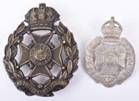 Victorian Rifle Brigade Militia Other Ranks Helmet Plate