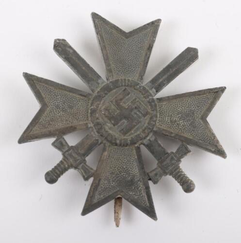 Third Reich War Service Cross 1st Class with Swords by Wilhelm Deumer Ludenscheid