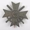 Third Reich War Service Cross 1st Class with Swords by Wilhelm Deumer Ludenscheid