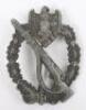 Scarce WW2 German Army / Waffen-SS Infantry Assault Badge in Silver by Franke & Co Ludenscheid