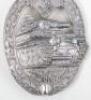 WW2 German Army / Waffen-SS Panzer Assault Badge in Silver by Adolf Scholze - 3