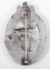 WW2 German Army / Waffen-SS Panzer Assault Badge in Silver by Adolf Scholze - 4
