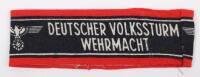 WW2 German Deutscher Volkssturm Wehrmacht Armband