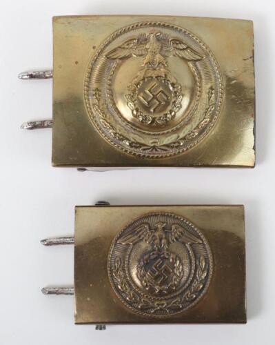 2x Third Reich SA Belt Buckles