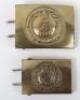 2x Third Reich SA Belt Buckles