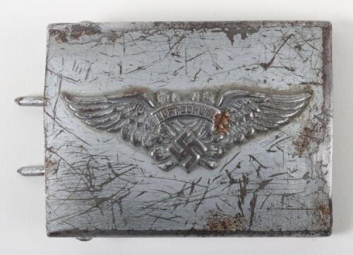 Scarce Third Reich Luftschutz Belt Buckle
