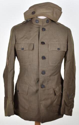 WW1 American Infantry Tunic and Overseas Cap