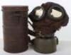 German Reichswehr Gas Mask and Tin - 2