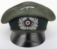 WW2 German Army Generals Crusher Cap