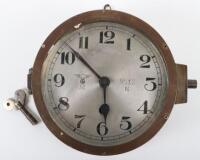 WW2 German Naval (Kriegsmarine) Ships Bulkhead Clock