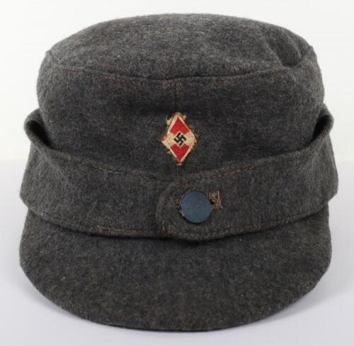 WW2 German Hitler Youth Flak Helpers M-43 Field Cap