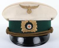 Third Reich Customs (Zollgrenzschutz) Leaders Summer Pattern Peaked Cap