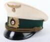 Third Reich Customs (Zollgrenzschutz) Leaders Summer Pattern Peaked Cap - 4