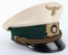 Third Reich Customs (Zollgrenzschutz) Leaders Summer Pattern Peaked Cap - 7
