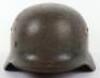 Scarce WW2 German Navy (Kriegsmarine) M-35 Single Decal Steel Combat Helmet - 11