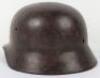 WW2 German M-35 Double Decal Steel Helmet Shell - 3