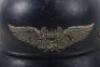 WW2 German Luftschutz Gladiator Pattern Steel Helmet - 8