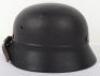 WW2 German Luftschutz M-40 Beaded Steel Helmet - 5