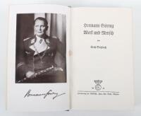 Third Reich Publication “Hermann Goring Werf und Mensch” with Luftwaffe Dedicated Front Page