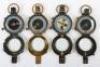 4x WW1 British Officers Compasses - 2