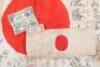 WW2 Japanese Signed Prayer Flag & 1000 Stitch Belt Grouping - 2