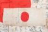 WW2 Japanese Signed Prayer Flag & 1000 Stitch Belt Grouping - 5