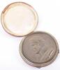 Fine circular brass box 3” cast with a head portrait of Wellington titled ‘ENGLANDS GREAT CAPTAIN ARTHUR DUKE OF WELLINGTON’ signed Porter F. and Orme Direx - 3