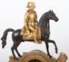 19th Century French Mantle Clock Napoleon Bonaparte on Horseback - 2