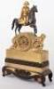 19th Century French Mantle Clock Napoleon Bonaparte on Horseback - 7