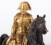 19th Century French Mantle Clock Napoleon Bonaparte on Horseback - 9