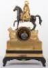 19th Century French Mantle Clock Napoleon Bonaparte on Horseback - 11