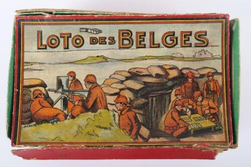 WW1 Belgium Trench Game “Loto des Belges”