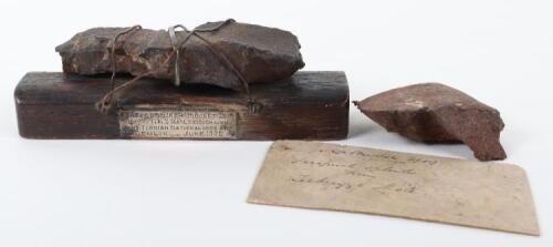 Piece of Shrapnel Taken from the Zeebrugge Mole