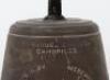 Interesting WW2 Memorial Bell of Intelligence Corps Interest - 3