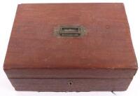 A Gentleman’s Travelling Wooden Writing Box Attributed to Light Brigade Charger Captain, Later Major General William Mussenden 8th Hussars