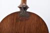 French varnished mahogany and lacquered brass mounted mechanical bellows - 5