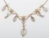 An Art Nouveau gold and moonstone necklace, in the style of Liberty & Co - 3