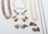 A selection of costume jewellery including a pearl necklace with 9ct clasp - 3