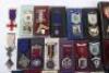 A large quantity of silver and silver and enamel Masonic medals - 2