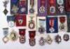 A large quantity of silver and silver and enamel Masonic medals - 3