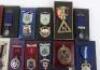 A large quantity of silver and silver and enamel Masonic medals - 5