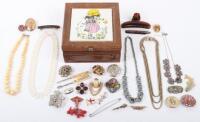 A selection of costume jewellery