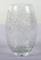 A Lalique glass vase