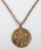 A 9ct gold chain and 9ct pendant of St Christopher - 2