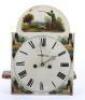 William IV mahogany and banded longcase clock with hunting scene - 9