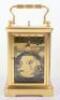 A 19th century French ormolu repeating carriage alarm clock - 6