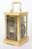 A 19th century French ormolu repeating carriage alarm clock - 7